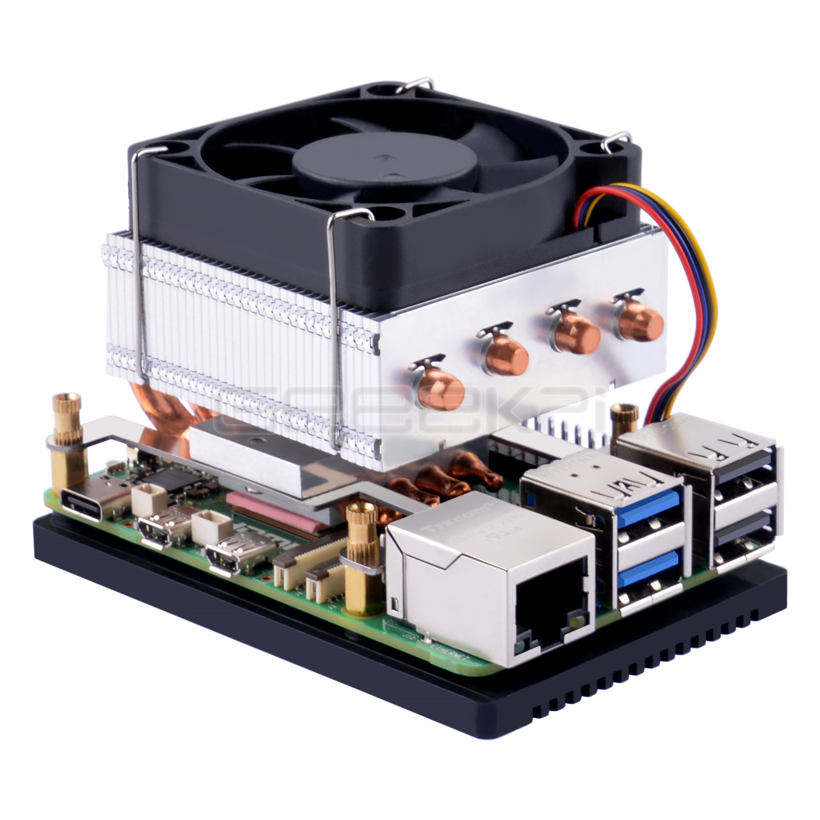 Argon One V3 M.2 Nvme Case - Geeekpi Low-Profile Plus CPU Cooler สําหรับพัดลม
