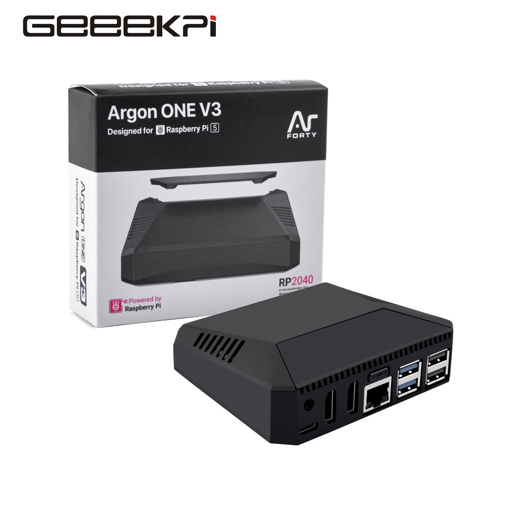 Argon One V3 M.2 Nvme Case - อาร์กอนอลูมิเนียม V3เดียวสำหรับราสเบอร์รี่ Pi 5