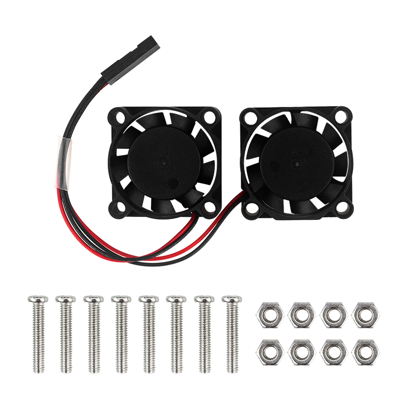 Raspberry Pi Water Cooling Kit - พัดลมหม้อน้ําคู่สําหรับ Raspberry Pi 4B 3B 3B