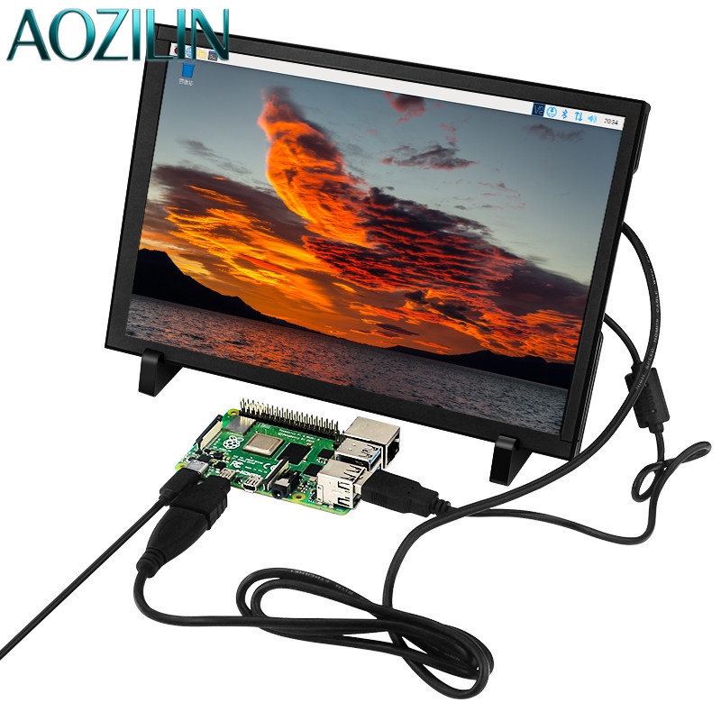 AOZILIN จอแสดงผล IPS HDMI ขนาด - Raspberry Pi 10.1 Inch Capacitive Touch Screen Ips บทวิจารณ์และราคา