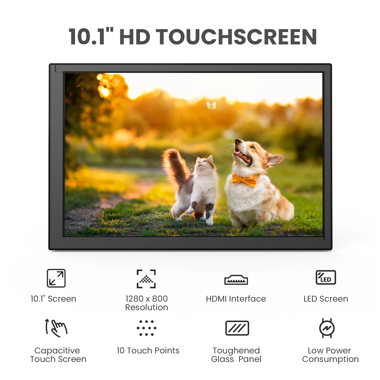 HDR 1280x800 IPS หน้าจอสัมผัสแ - Raspberry Pi 10.1 Inch Capacitive Touch Screen Ips บทวิจารณ์และราคา