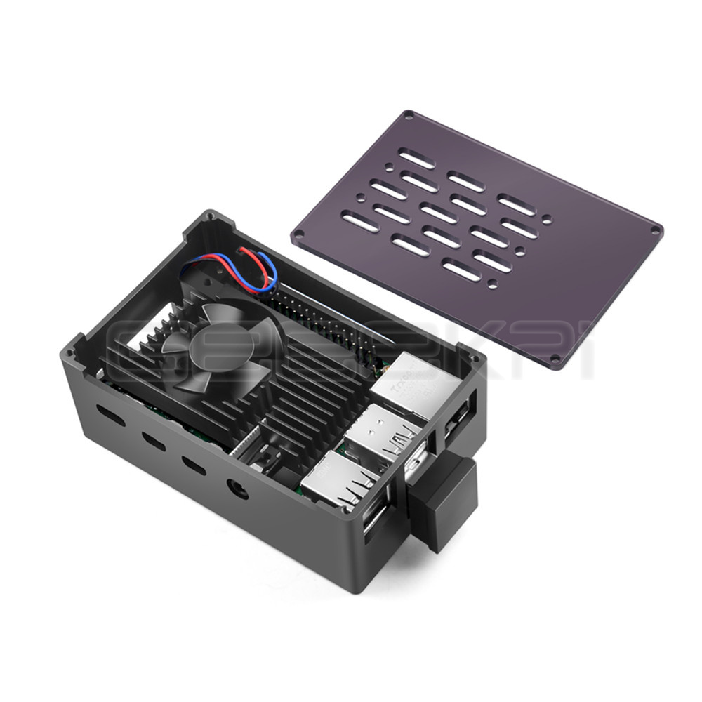 GeeekPi อลูมิเนียมอิฐสีดำเปลือ - Argon One V3 M.2 Nvme Case บทวิจารณ์และราคา