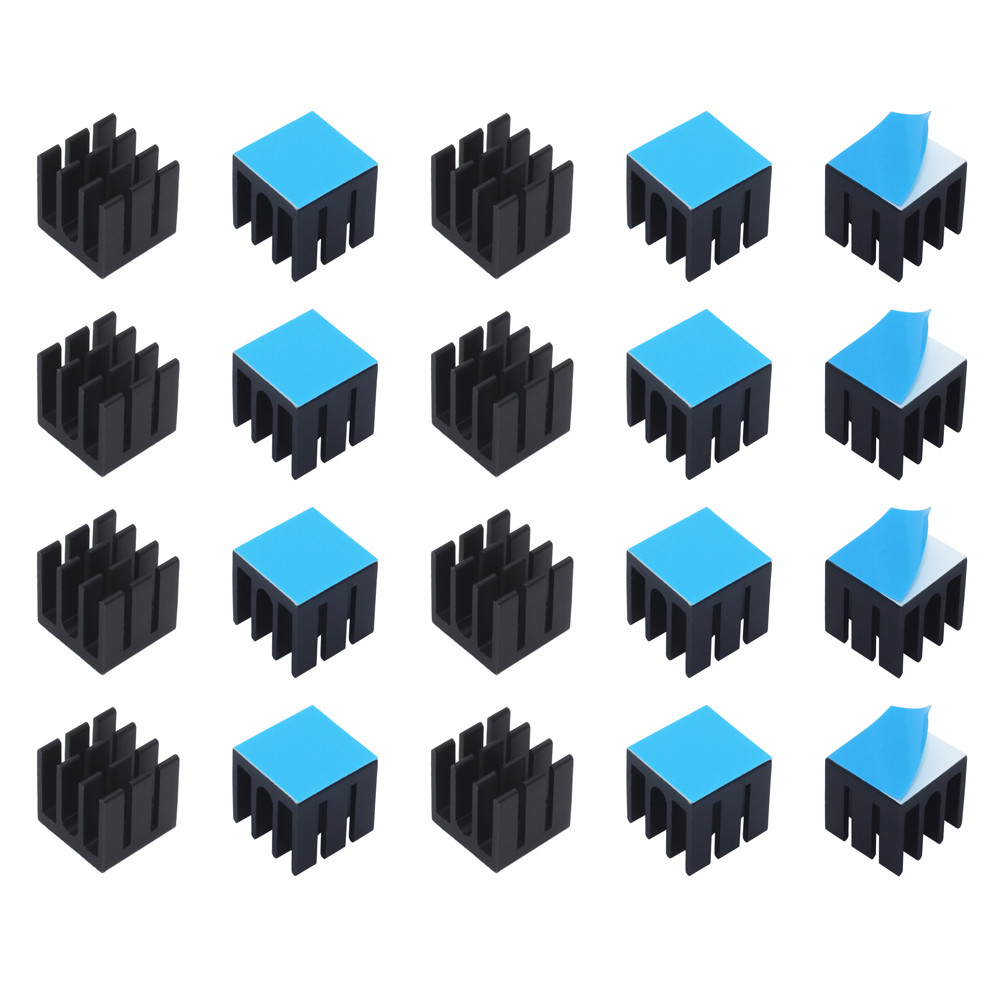 12x12x12mm 50pcs อลูมิเนียมฮีท - Raspberry Pi Water Cooling Kit บทวิจารณ์และราคา