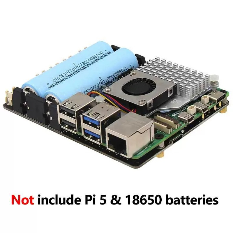 บอร์ดขยายระบบจัดการพลังงาน UPS - Raspberry Pi Uninterrupted Power Supply Ups 18650 บทวิจารณ์และราคา