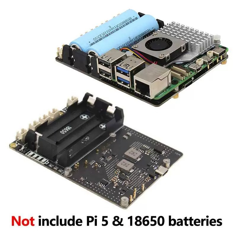 บอร์ดขยายระบบจัดการพลังงาน UPS - Raspberry Pi Uninterrupted Power Supply Ups 18650 บทวิจารณ์และราคา